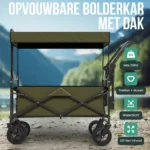 Avalo Bolderkar Opvouwbaar XL met Dak - Afbeelding 3