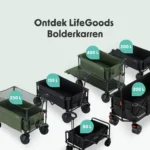 Lifegoods Dubbele Bolderkar – 200KG - Afbeelding 5
